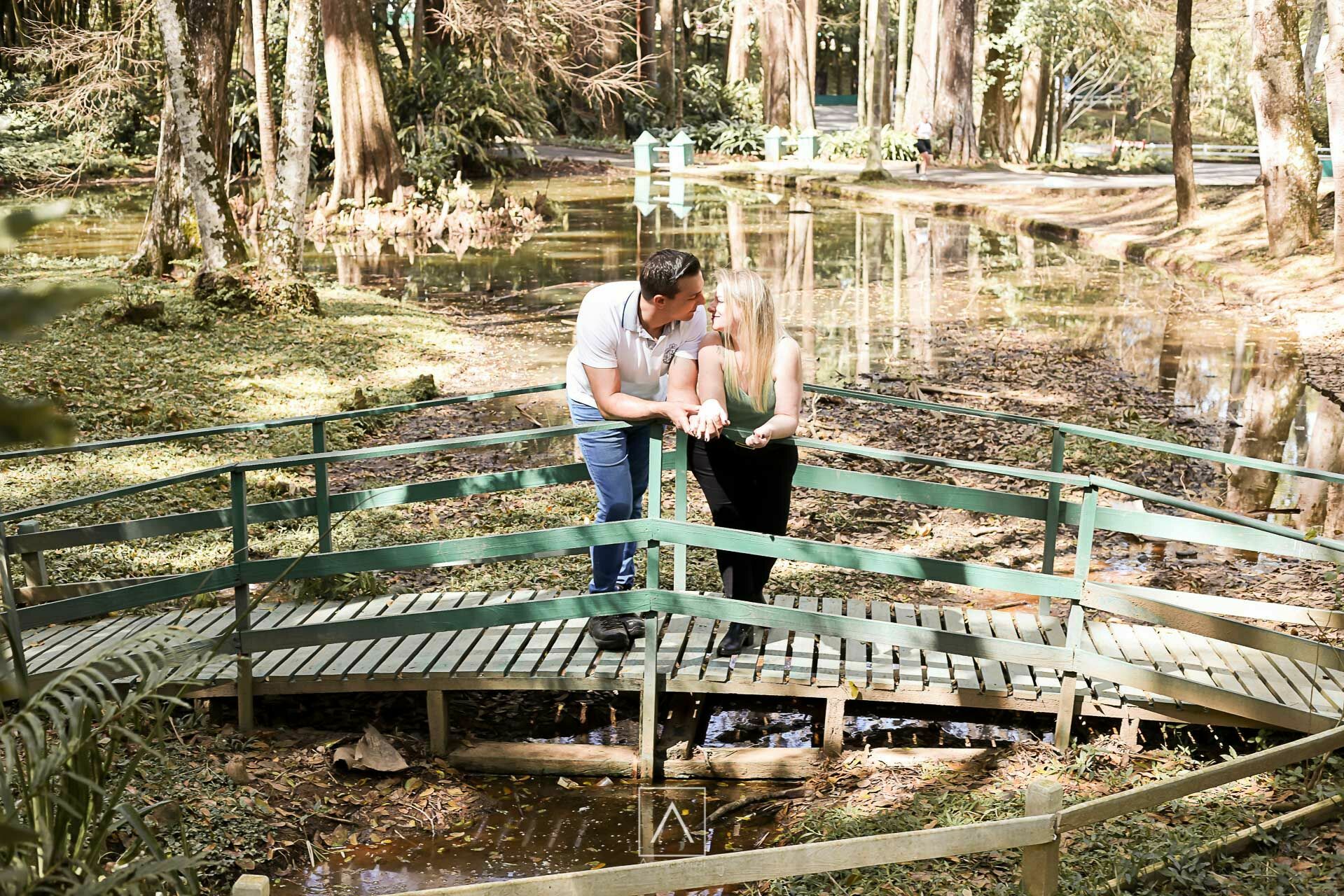 Foto Ensaio Pré-Wedding Thiago e Jacqueline: Um Dia de Sol e Conexão no Horto Florestal ✨ - Imagem 10